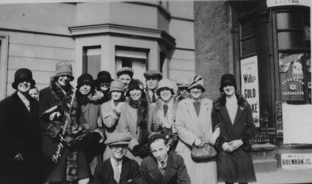 Granny Murdoch (2nd from left) and her friends from McGowan Ingram. Photo not to be used without prior consent from the author