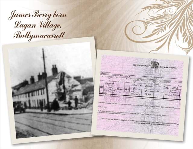 James Berry - Born Ballymacarrett