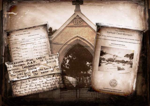 Roll of Honour!  Derry Pilot Officer’s Death – Tribute by Rev. J.A. Donaldson, B.A. …